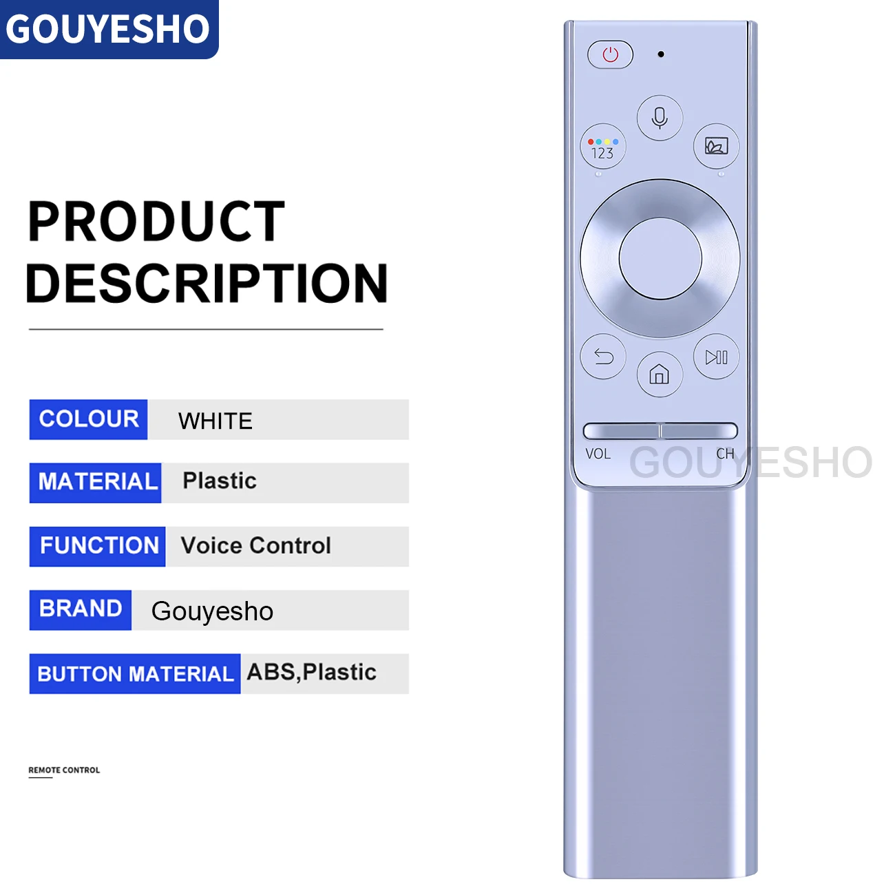 BN59-01300F BN59-01300J Voice Remote Control Compatible with Samsung BN59-01300H BN59-01300G BN59-01300L Smart QLED Series TV