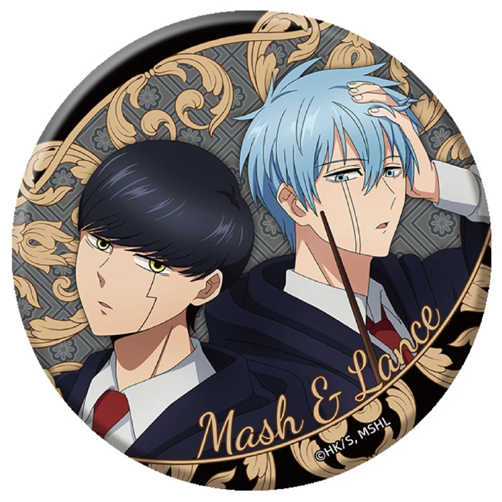 58 mm Anime Mashle: magia e muscoli COSTUME cosplay distintivo spilla SPTE spilla in banda stagnata ﻿   Halloween Prop Natale Gilf