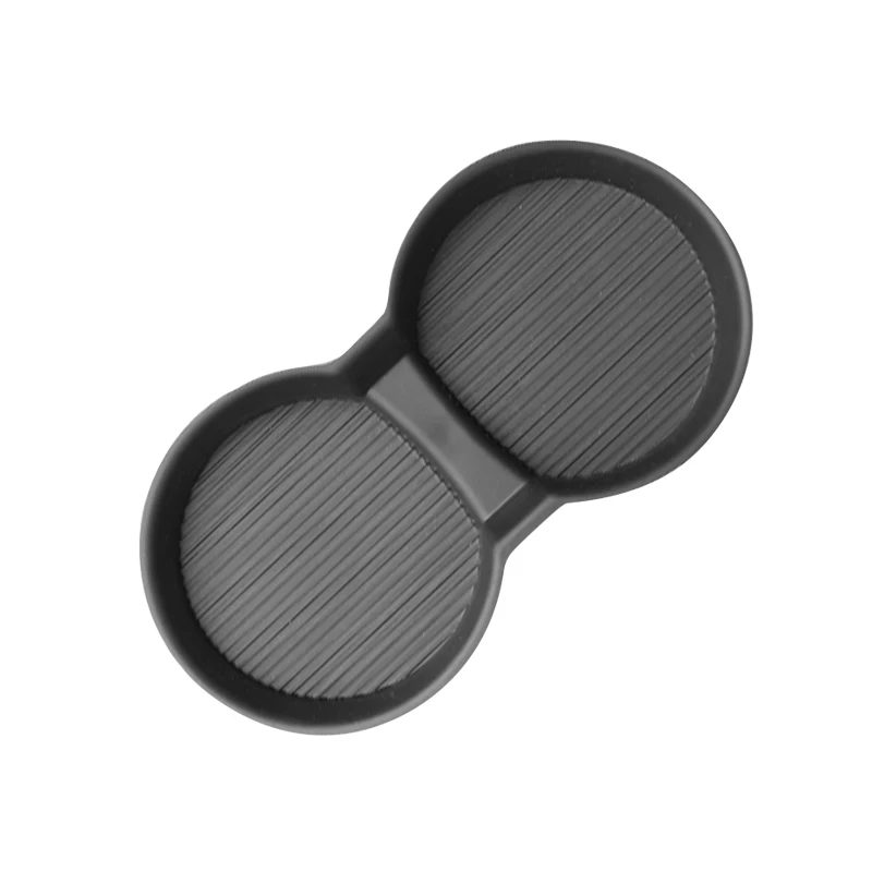QHCP Car Water Cup Holder Partition Pad Non-slip Central Water Cup Storage Mat For Toyota Harrier Venza 2022 Interior Accessory