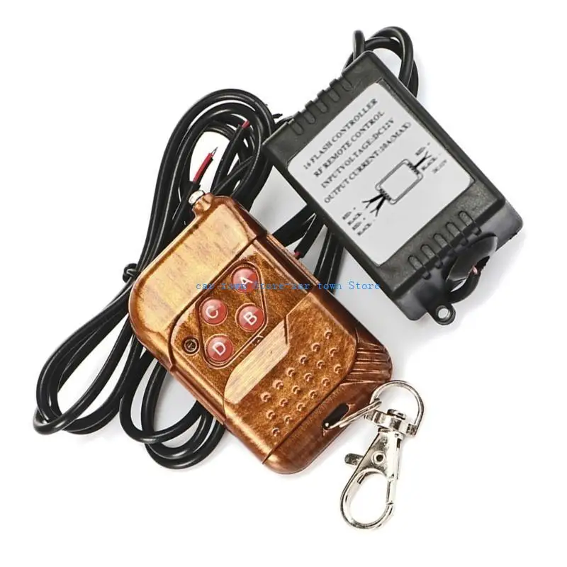 RXJE DC12V Home LED Strip Light Controller IR RGB LED STRIN التحكم عن بُعد مع وحدة تحكم ضوء 4KEYS Professional Strip