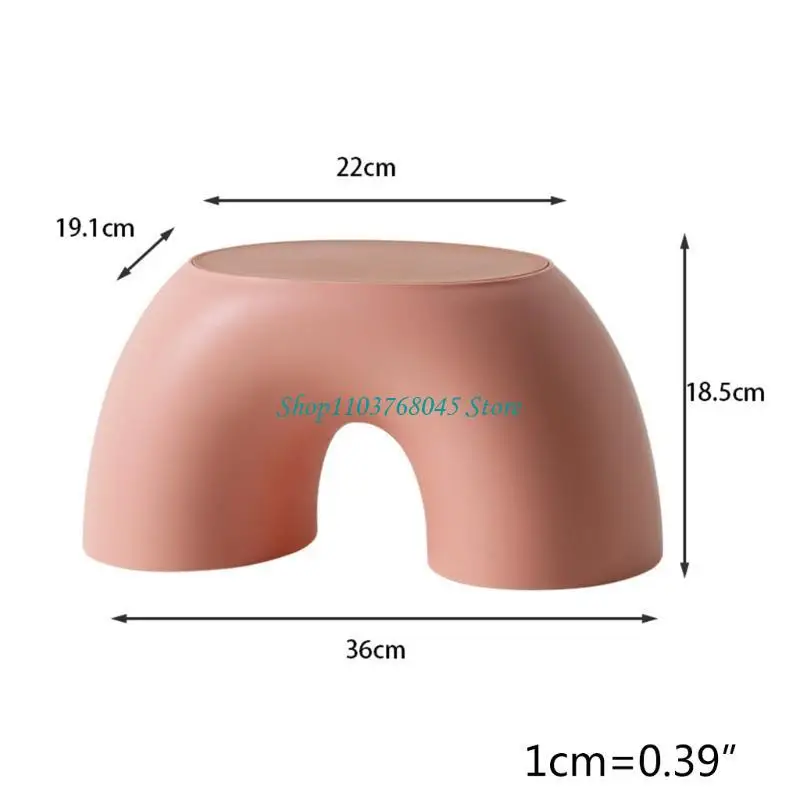R53f Semi-anillos Rainbow Benchs Pequeños Pequeños Silla Interior para niños Tabres cables Taburete Sofá para niños