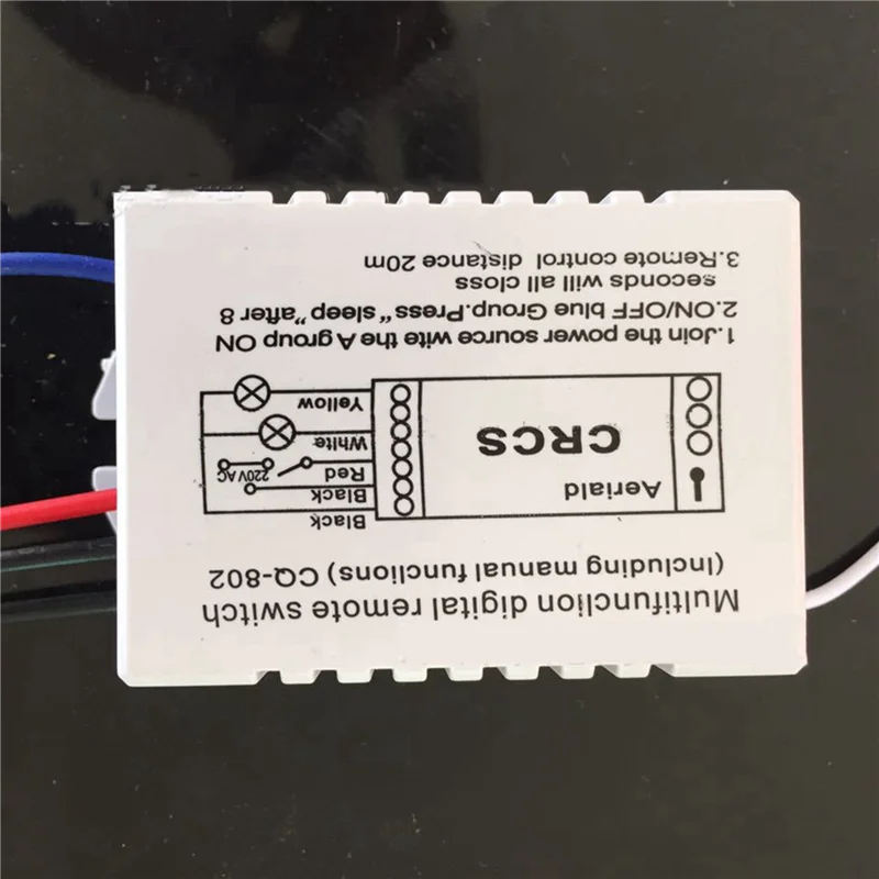 

AS95-3X односторонний ВКЛ/ВЫКЛ 220 В беспроводной пульт дистанционного управления цифровой пульт дистанционного управления для лампы и света HT035