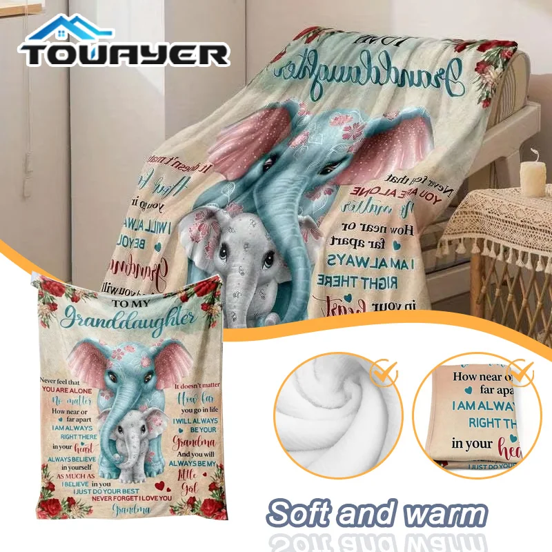 

Soft Father To Daughter Gift, Perfect Snuggle on The Sofa Watching Four Seasons Multi-size Multi-purpose Blanket Comforter