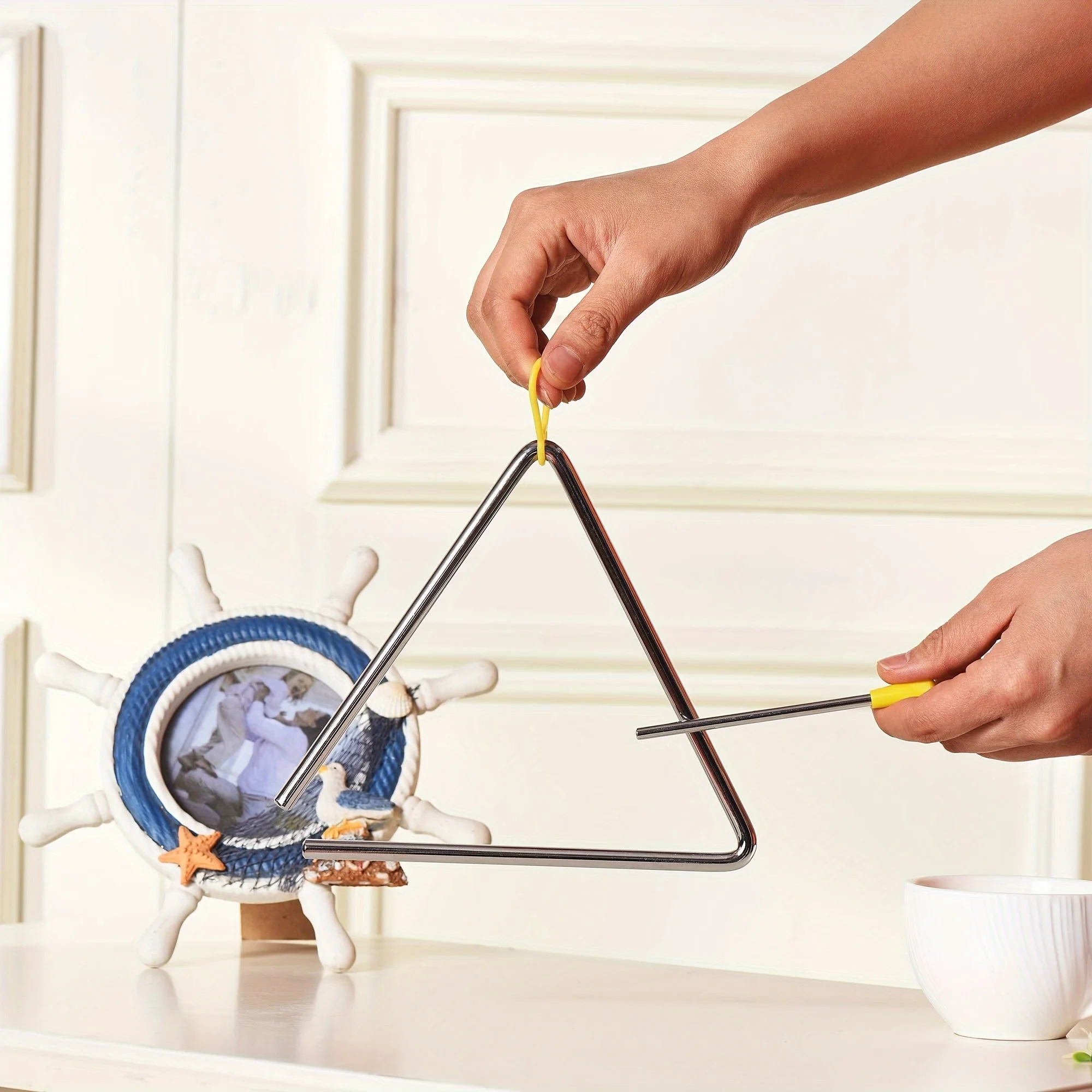 1 ensemble de triangles avec m - Musical Instrument Triangle avis et prix