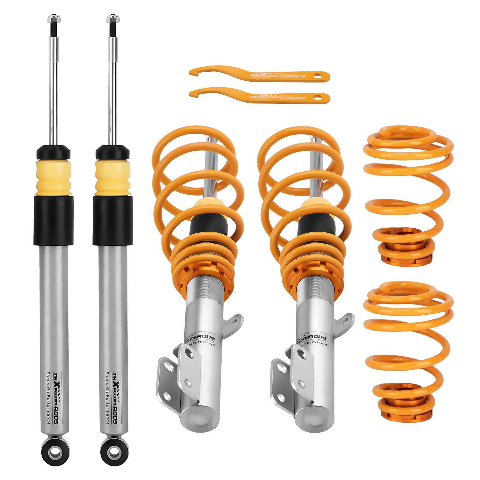 MaXpeedingrods Adjustable Coilover Shocks for RENAULT CLIO III 2005-2012  Shock Spring Strut