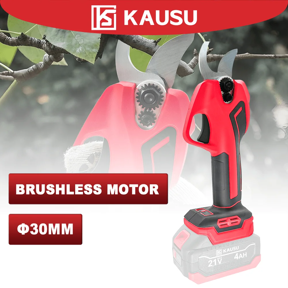 Brushless Cordless Electric Pruning Shear Scissors Fruit Tree Bonsai Pruner Branches Cutter Power Tools For Makita 18V Battery