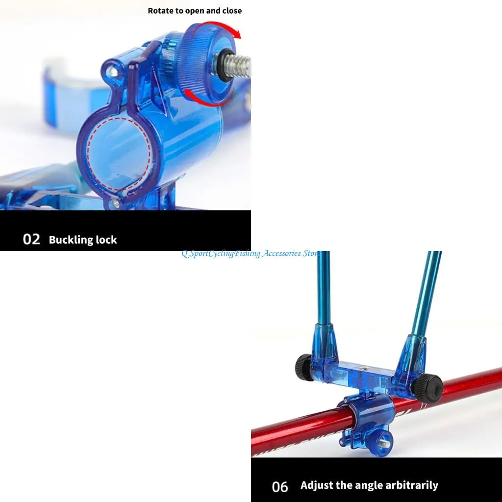  Portable Rear Bracket Poles Stand Stability Enhances For Professional Anglers