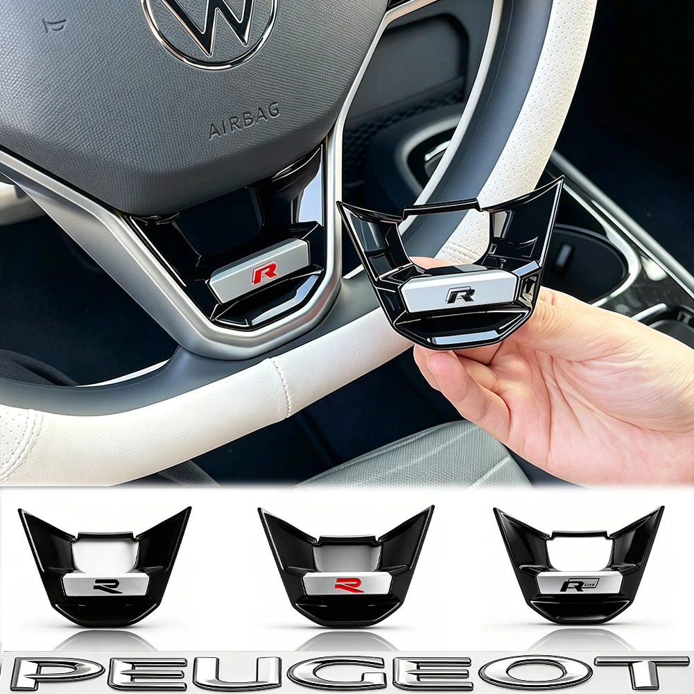 Auto-Innendekoration Lenkradabdeckung Untere Zierleiste Aufkleber Zubehör Für VW Golf Tiguan T-Roc Polo Passat ID.4 T-Cross – Detail 1