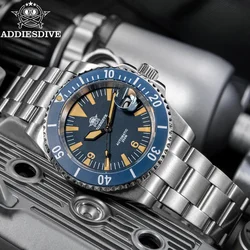 ADDIESDIVE Top Sale Men's Watch 20Bar Diving Sapphire Crystal Ceramic Bezel C3 Luminous Relogio Automatic Mechanical Watches