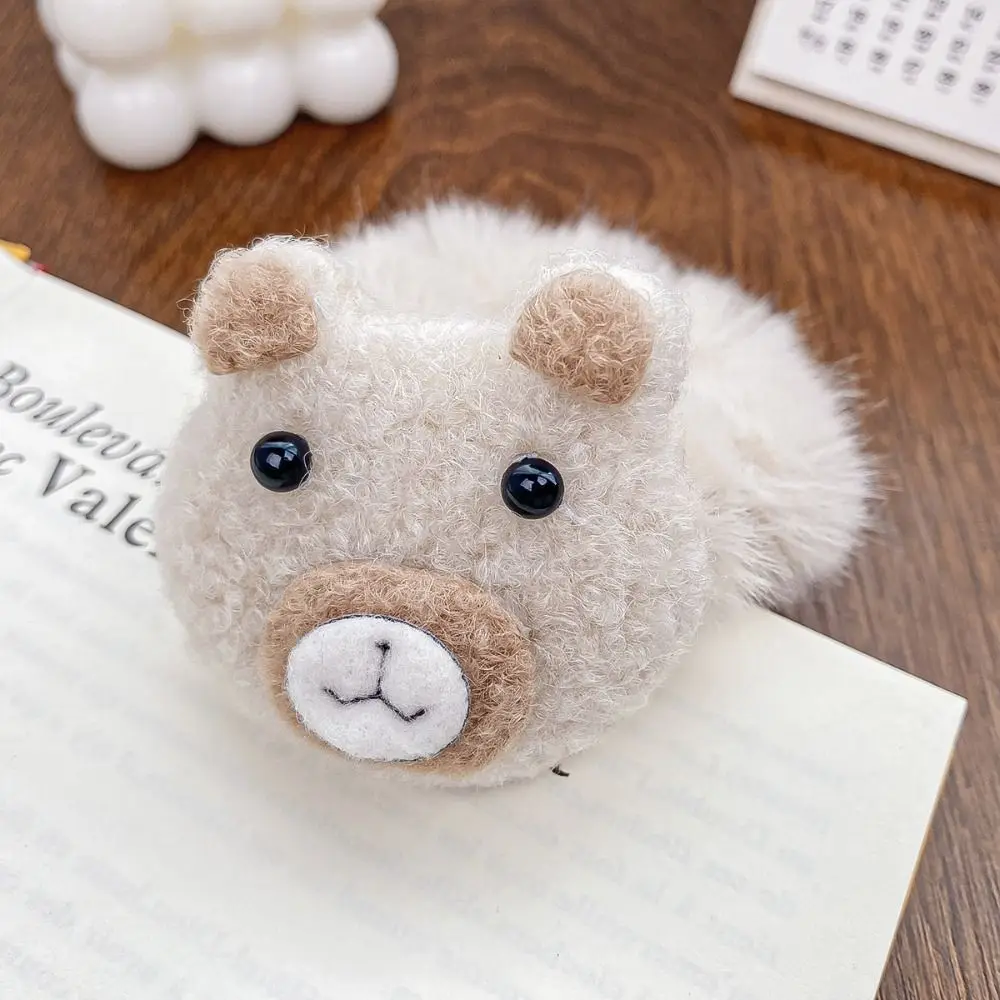 

Sweet High Elastic Bear Hair Rope Headdress Korean Style Plush Hair Tie Rubber Band Ponytail Holder Cute Hair Tie Party