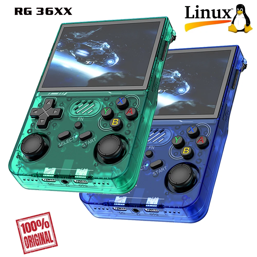 

Handheld Game Players 3.5'' IPS Screen Linux System Video Game Console Portable Simulator 3000 mAh R36XX RG 35XXPRO RG35XX PRO