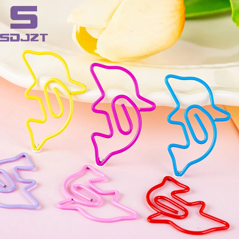 10/100PCS Paperclips With Musical Notes Office Supplies Animal Paperclips Duck Paperclips Irregularly Shaped Colorful Paperclips