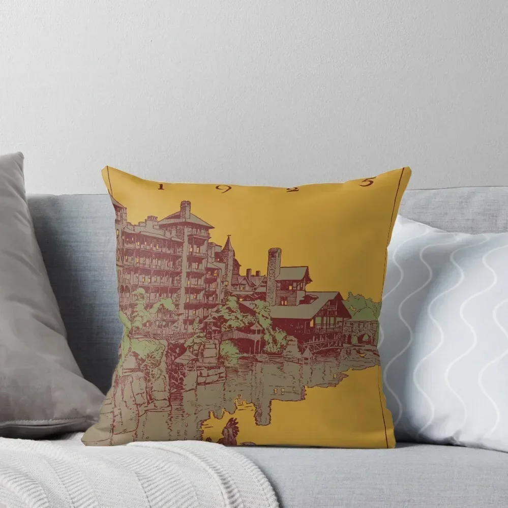 Mohonk Mountain House - 1925 Throw Pillow Christmas Pillowcase Sitting Cushion Pillowcase pillow