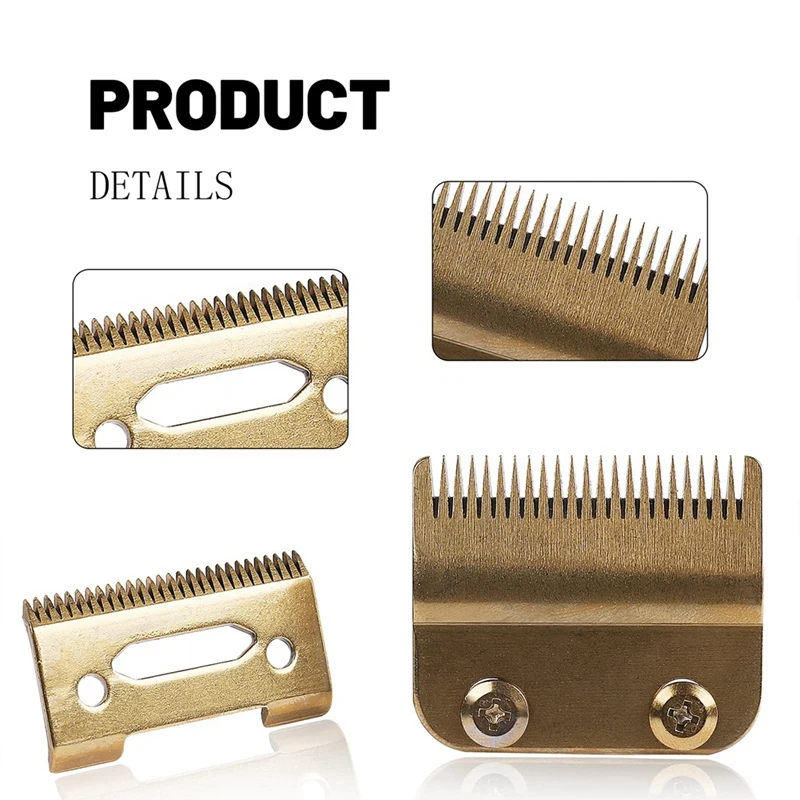 2 Pieces Hair Clipper Parts Blade Electric Hair Cutter Accessories Professional Adjustable For Wahl 8148 Magic Cordless Clippers