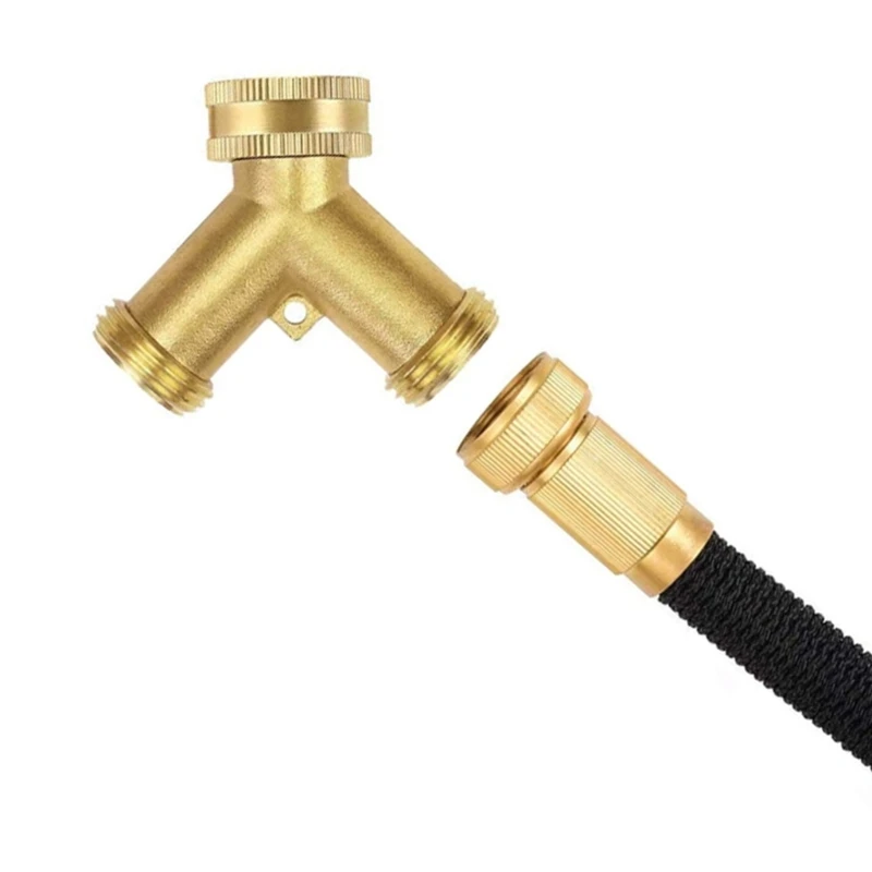 Hose Barb 3/4" Female Thread 2 Way Brass Ball Pipe Fitting Connector Dropship image 3