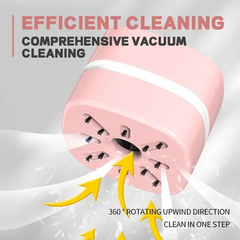 Desktop Vacuum Cleaner Wireless Handheld Mini Cleaner Keyboard Eraser Ash Electric Vacuum Cleaner Cross Border