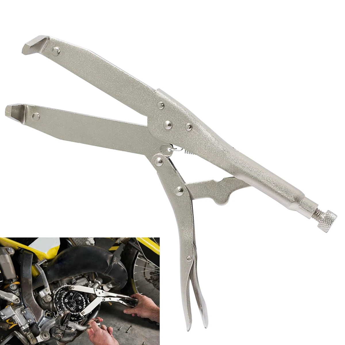 

Durable Universal Motorcycle Tools Clutch Holding Tool Motorcycle Motorbike Clutch Basket Flywheel Holder Wrench Repair Removal