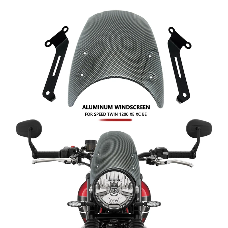 

Ветровое стекло подходит для скорости Twin 1200 XE XC 1200XE 1200XC 1200BE 2019 2020 2021 ветровое стекло мотоцикла ветровой отражатель с кронштейном