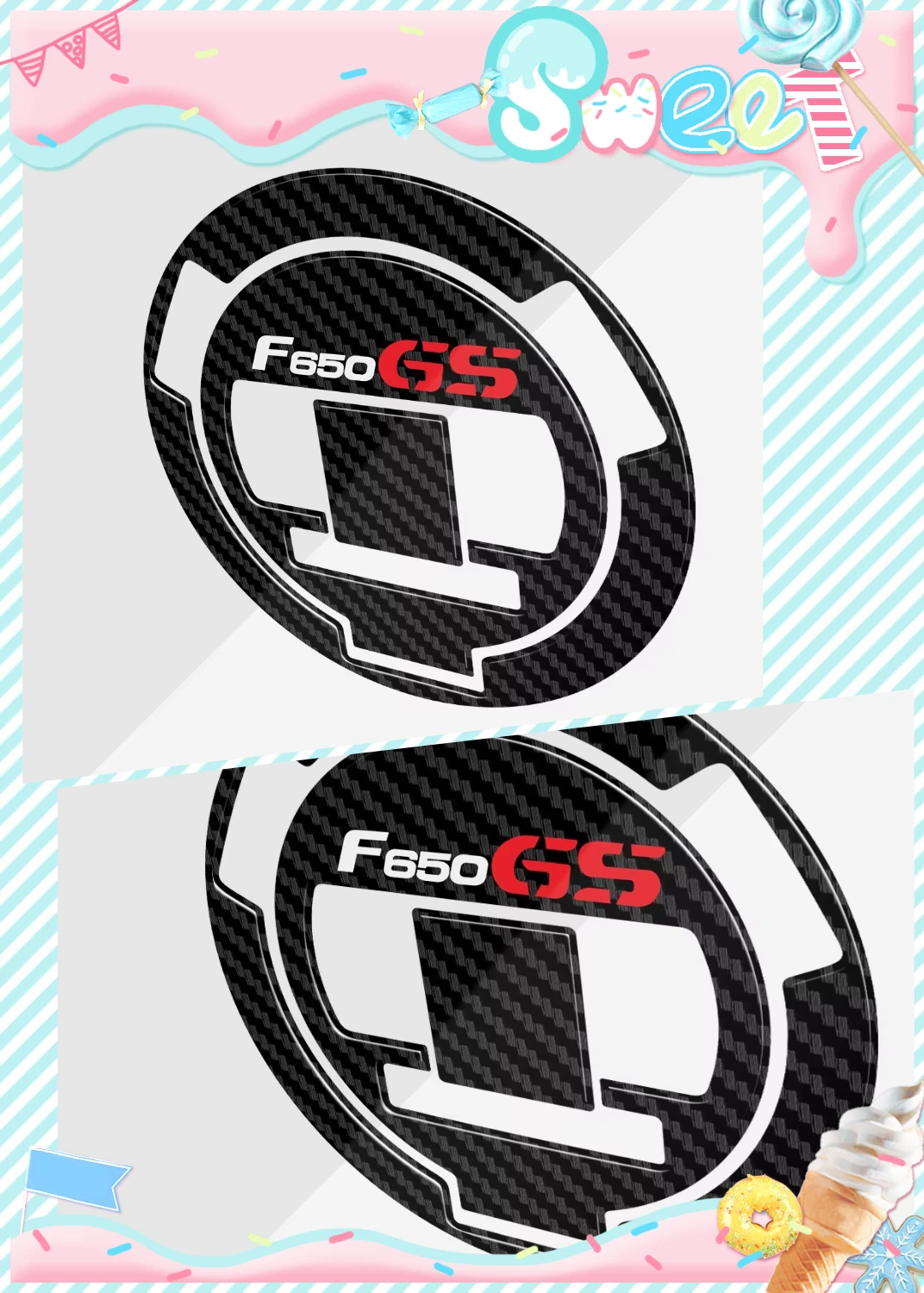 

Carbon Fiber Motorcycle Fuel Tank Pad Cap Decals Gas Cap Sticker For BMW F650GS F650 GS 2008 2009 2010 2011 2012 2013