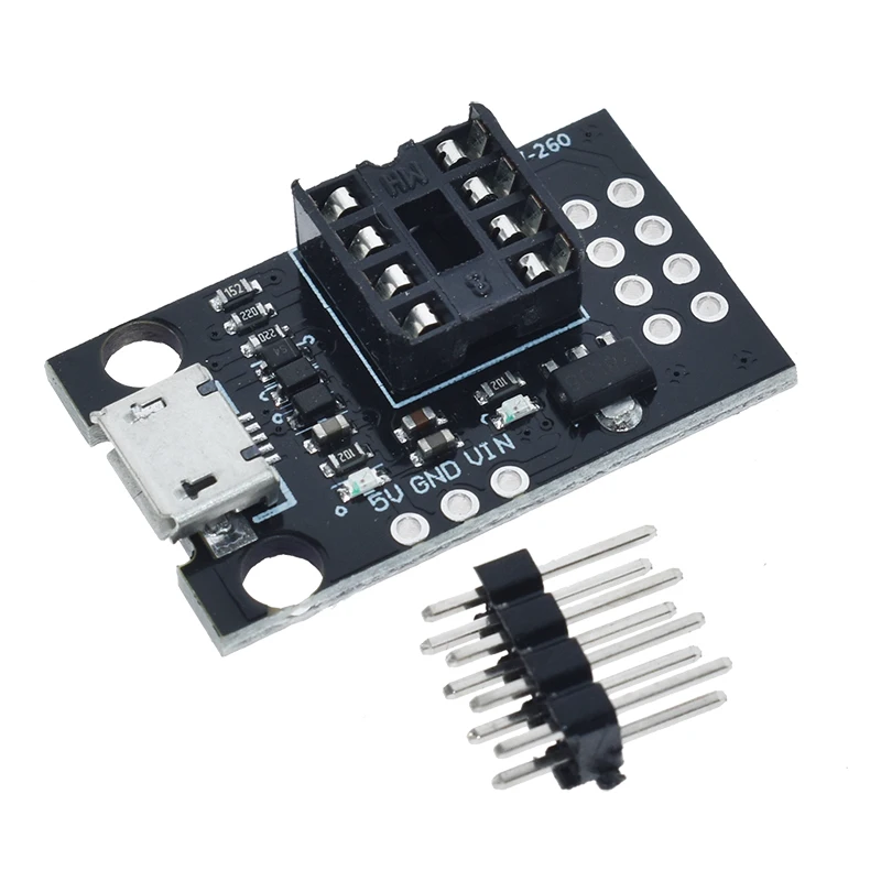 ATtiny13A / ATtiny25 / ATtiny45 / ATtiny85 Steckbare ATTINY Entwicklung Programmierung Bare Board