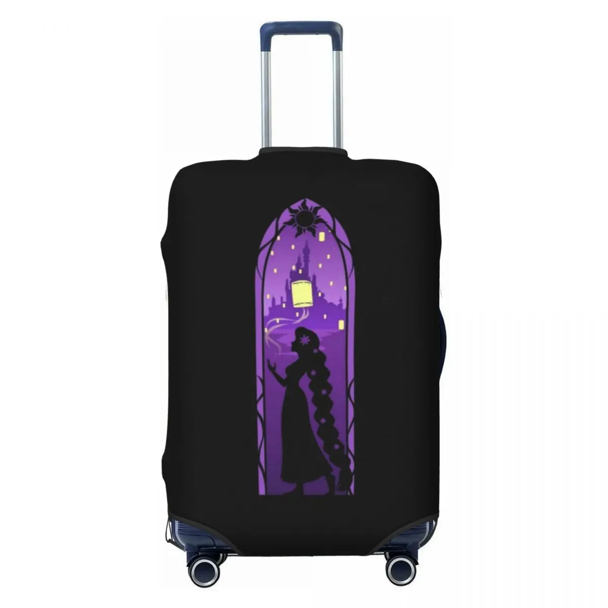 

Custom Princess Tangled Luggage Cover Fashion Cartoon Funny Suitcase Protector Covers Suit For 18-32 inch