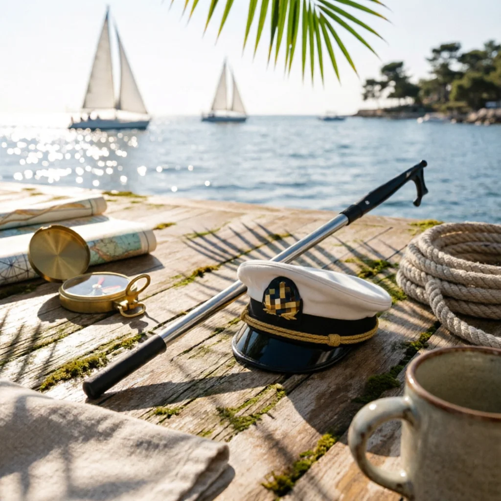 Telescopic Boat Hook Portable Telescoping Boat Hook Telescoping Dock Pole Saltwater-Ready Retractable Marine Pole for Harbor