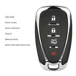 YYDS Universal Copy Remote Control Keyring Shaped RF Transmitters 315/433Mhz Remote for Cloner Garage Gate Door Opener