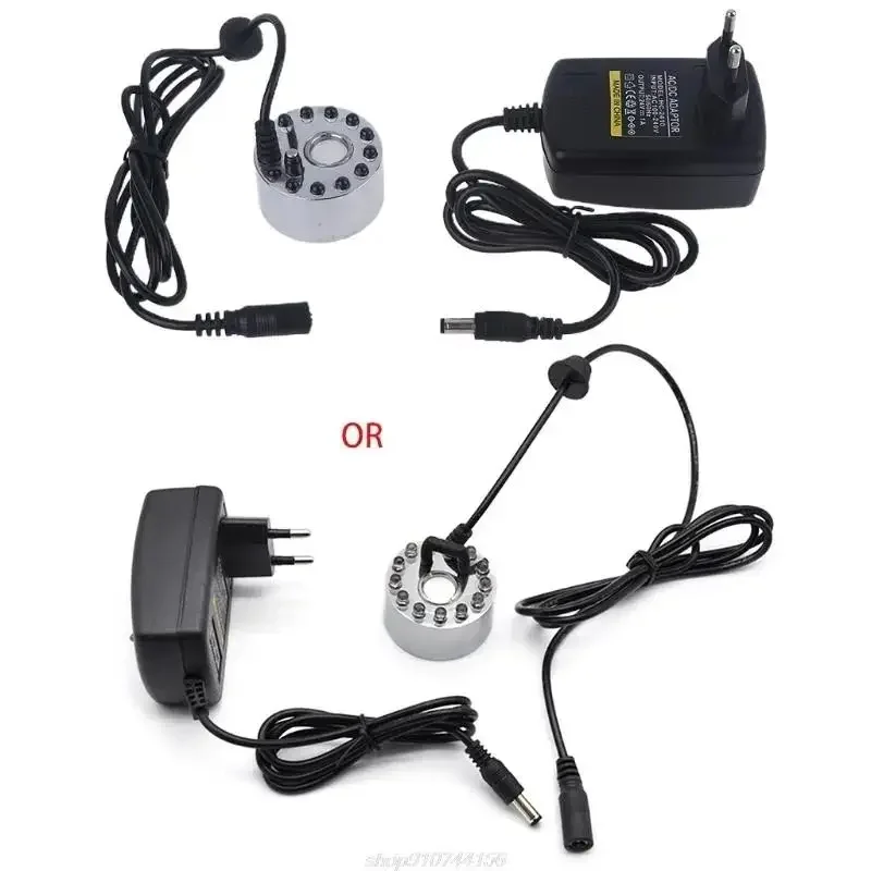 بخاخات حمام السباحة البستانية، ضوء ملون، رذاذ بالموجات فوق الصوتية، ضوء LED فلاش لتزيين الهالوين، نافورة الماء، مبيد البركة