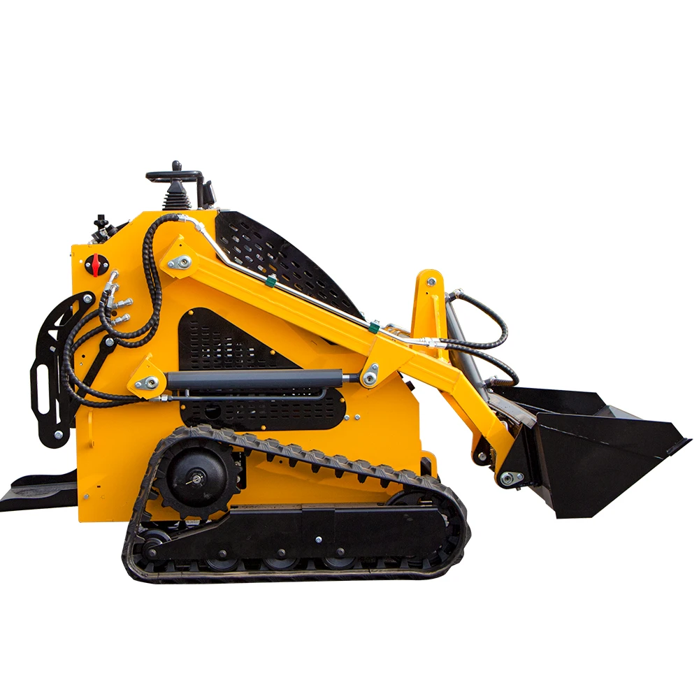Maßgeschneiderter Mini-Lader für Zuhause, Bauernhof, Garten, Fahrt auf Kompaktladern, multifunktionaler YG-T360 Mini-Raupen-Kompaktlader
