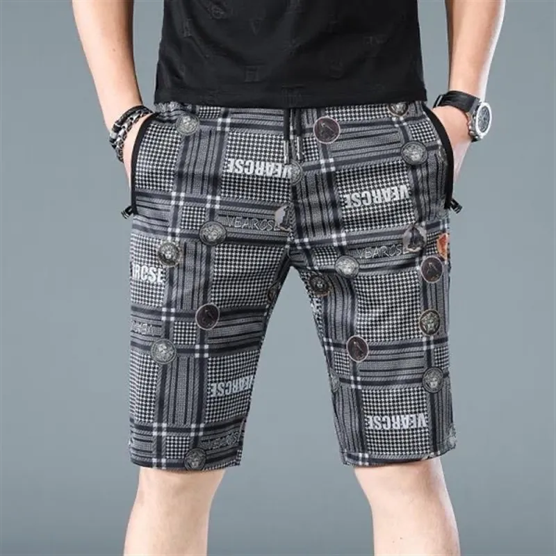 

Мужские летние повседневные брюки Slim Fit Five-Quarter Sli Haome Personali из дышащей комфортной хлопково-льняной смеси