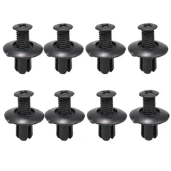 Car Expansion Screw Buckle Bumper Clips 8mm Plastic Auto Trunk Buckle Fender Expansion Clip Fender Rivets Hole Fastener Retainer
