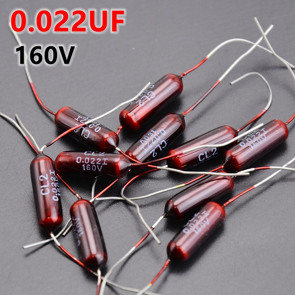 Non-polar axial 0.022UF Electric Guitar/speaker audio crossover/coupling capacitor, HiFi capacitor, audiophile-grade capacitor