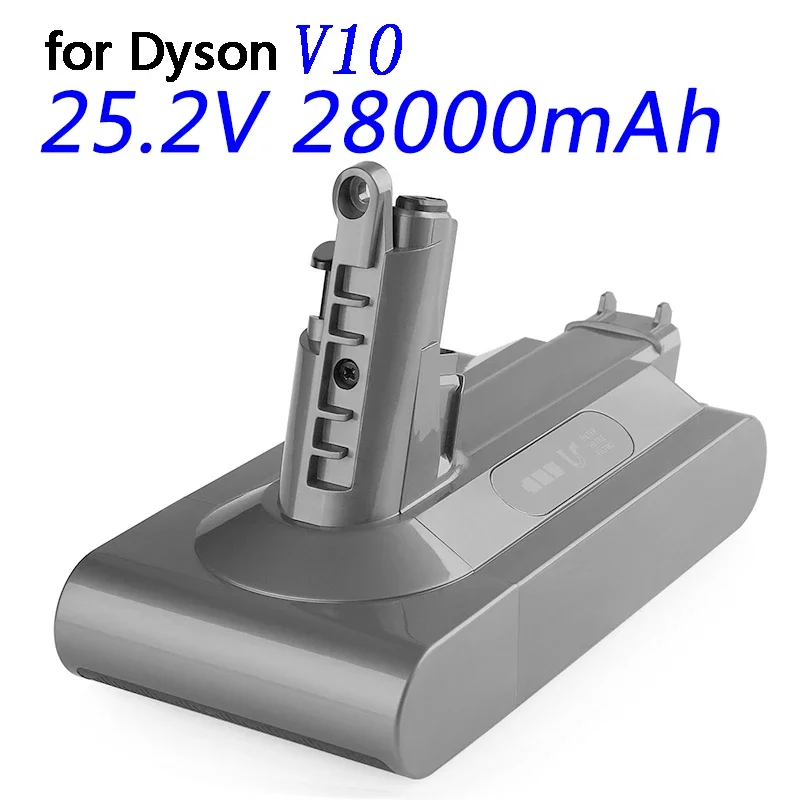 

NEW V10 SV12 Rechargeable battery 25.2V 28000mAh for Dyson V10 Absolute Replaceable Fluffy cyclone Vacuum Cleaner Battery