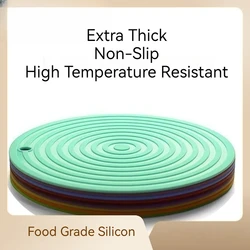 Food Grade Silicon Heat Insulation Mat Dining Table Mat Household Sand Pot Mat Large Kitchen Plate Mat Silicone Mat