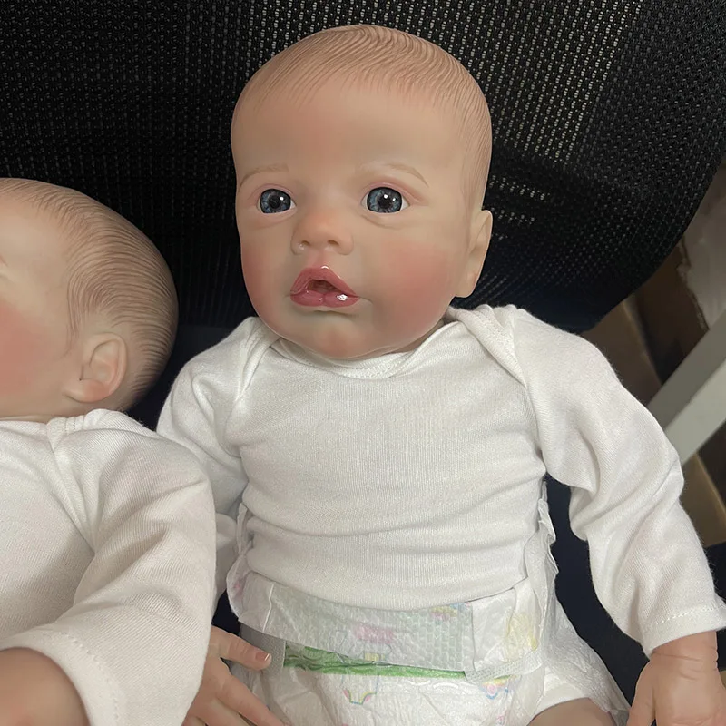 48cm Reborn Doll Asleep/Awake Primrose Newborn Baby Size Lifelike 3D Skin with Visible Veins Muñeca Reborn