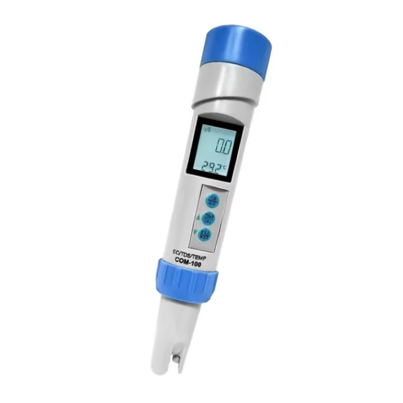 For Water Quality Test Pen COM-100/COM300 Conductivity Meter PH/EC/TDS Test Pen