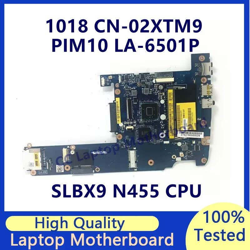 

CN-02XTM9 02XTM9 2XTM9 Mainboard For DELL 1018 Laptop Motherboard W/SLBX9 N455 CPU PIM10 LA-6501P 100% Fully Tested Working Well