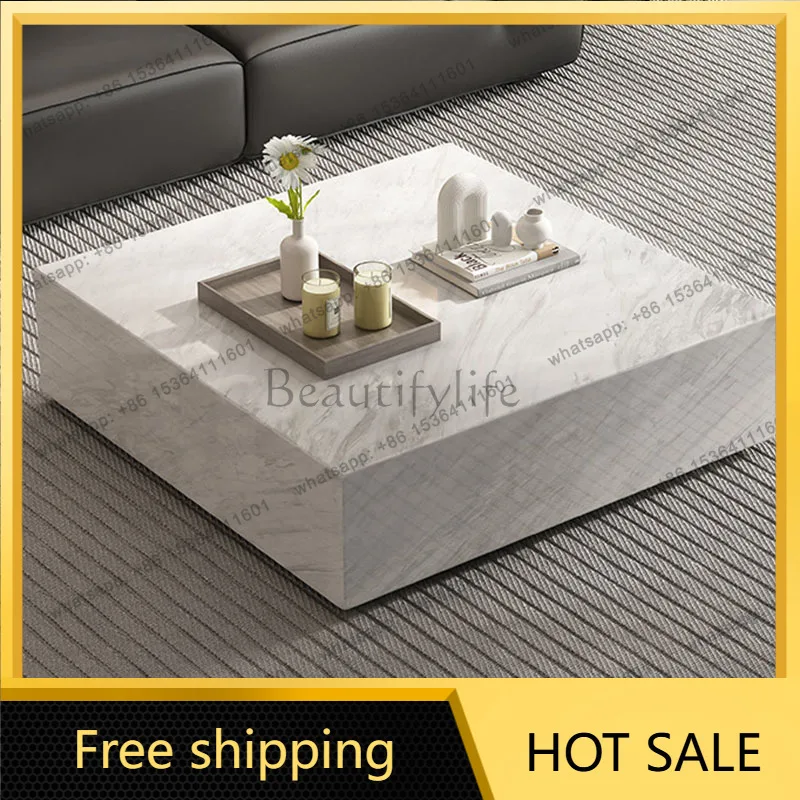 LDClear Simple Coffee Table Decoration Modern Living Room Designer Aesthetic Side Table Minimalist Unique   Home Furniture