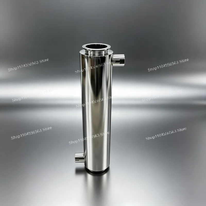 304 Stainless Steel Heat Exchanger OD64mm Height 350mm Professional Accessory For Continuous Still Equipment