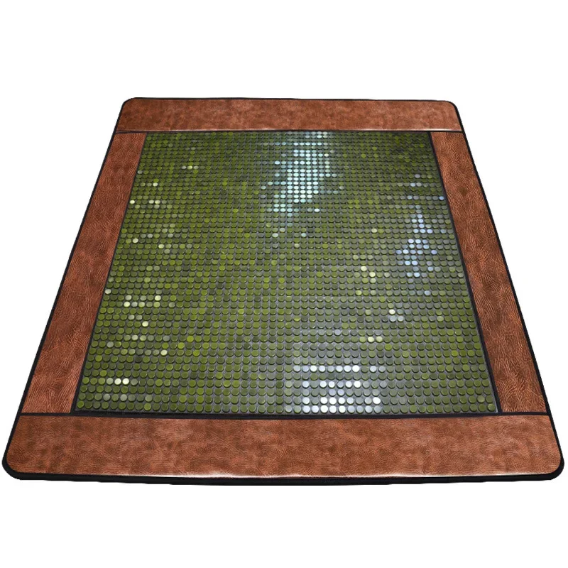 

Flat sticky jade mattress hot compress heating