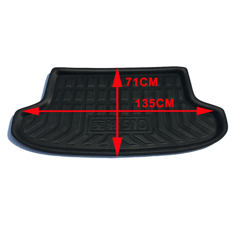 Car Auto Rear Boot Cargo Liner Tray Trunk Mat Carpet for Chevrolet Chevy Groove WULING BAOJUN 510 Pad Anti-dirty Anti-water