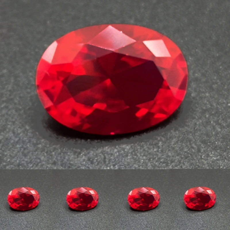 

Large Ruby Unheated 15.0Cts Natural Mined 10mmx14mm Sri-Lanka Ruby Pigeon Red Oval Cut VVS DIY Gemstone Jewelry