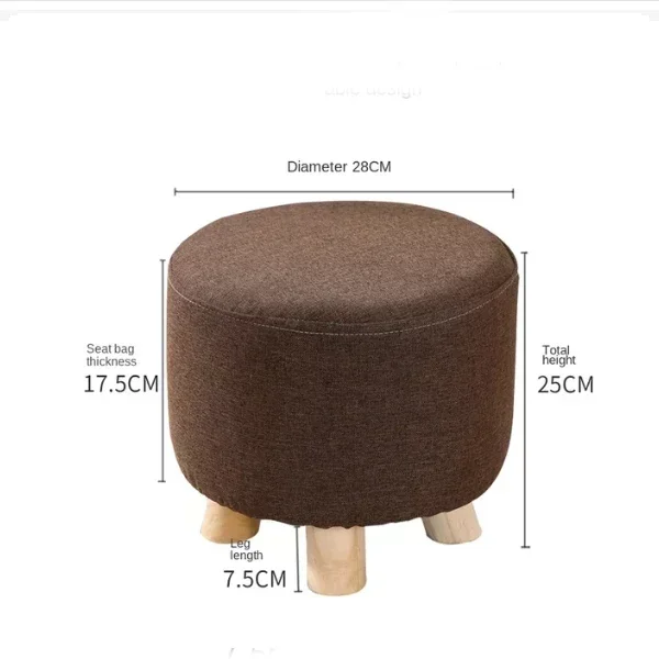 2025 Under Feet Stool Chair Under Desk Footrest Foot Resting Stool With Rollers Massage Foot Home Office Toilet Footstool