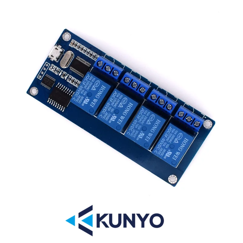 4 5v relay modules, relay control board with indicator relay USB input