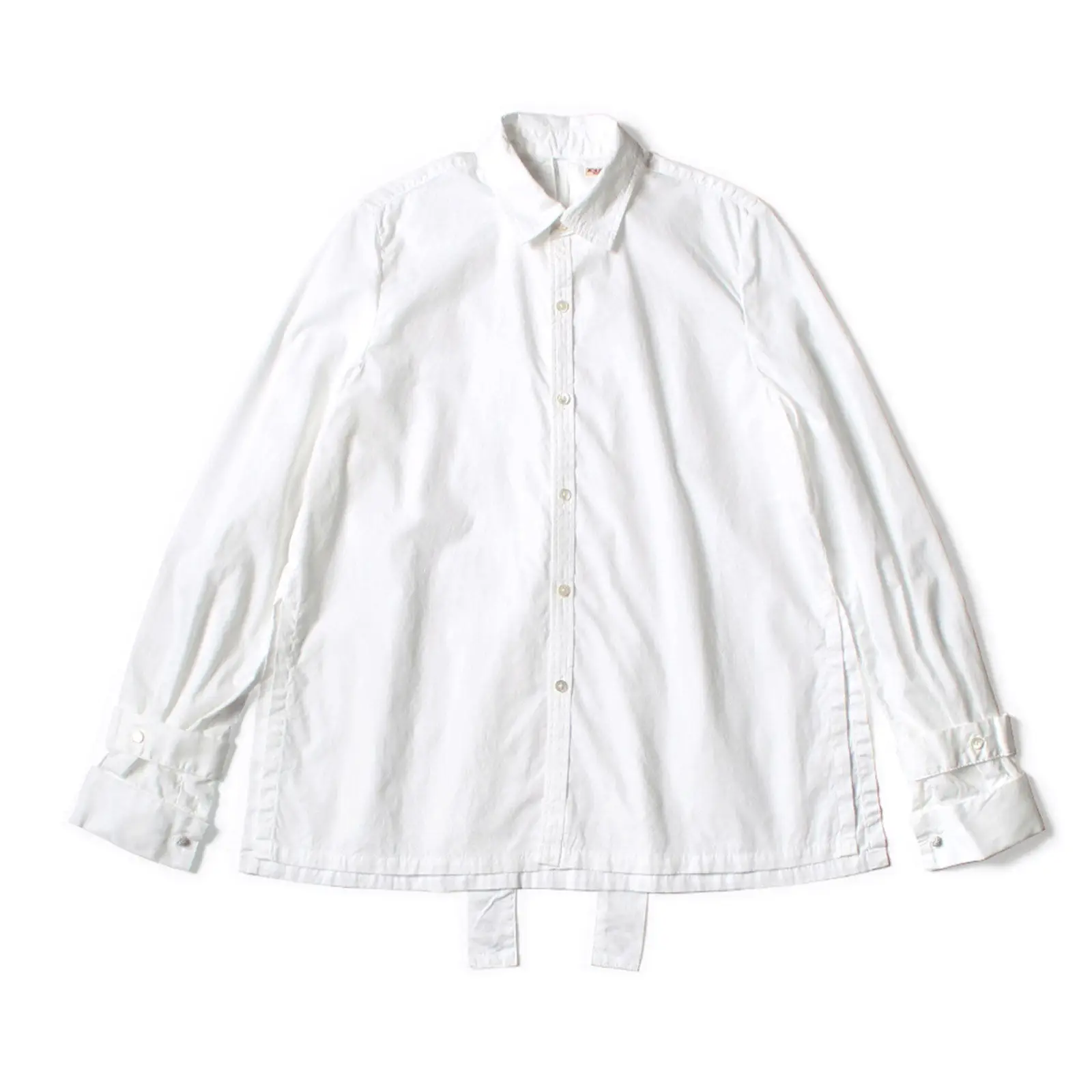 

Japan Kapital Hirata Kazuhiro Style Japanese Casual Back Ribbon Printed Long Sleeved Shirt Jacket