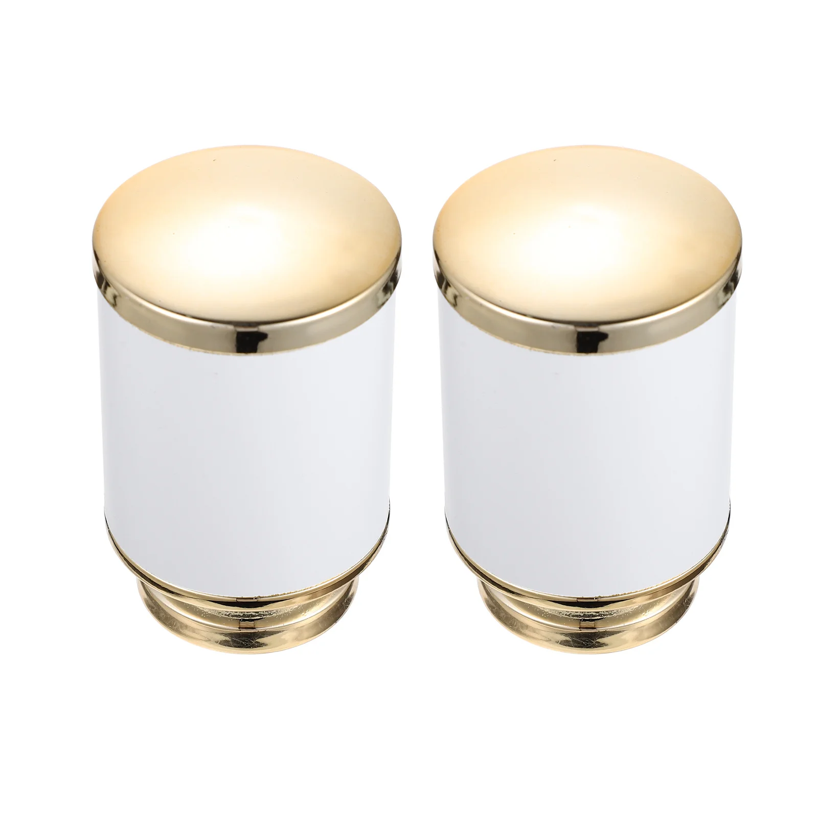 

2Pcs Decorative Head for Curtain Rod Sturdy and Chic Finial End Home Supplies Curtain Rail Cap DIY Drapery Decorative Parts