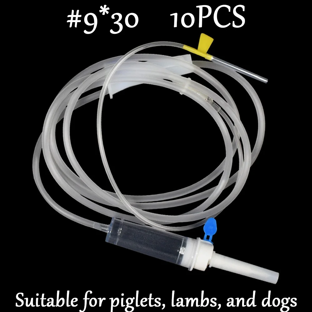 Veterinärmedizinisches Einweg-Infusionsset, Intravenöse Infusionsnadel für Schweine, Rinder und Schafe, Tierische Tropfinjektions-Verlängerungsinfusionsnadel, Länge 181 cm – Detail 8
