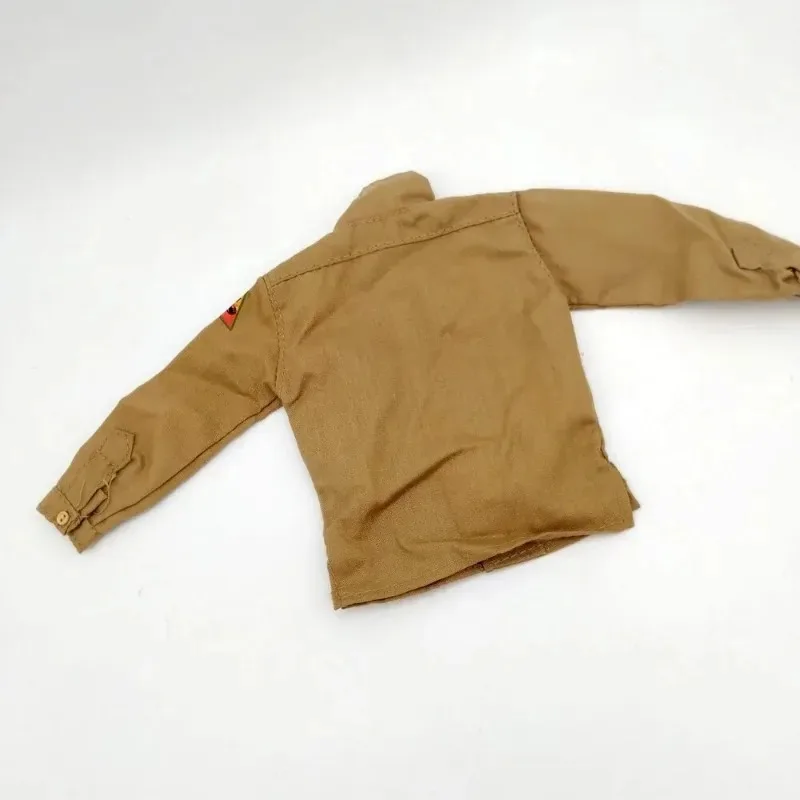 In Stock 1/6 Scale Solid Color Male Soldier Shirt Long Sleeve Clothes Model for 12in Action Figure Toy Dolls