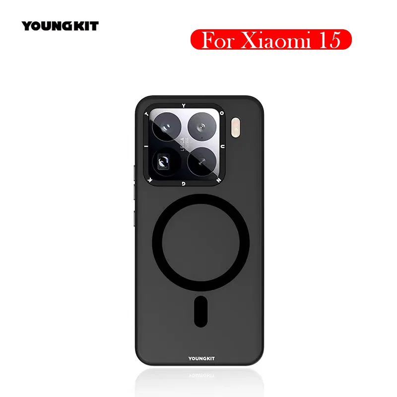 

YOUNGKIT Case For Xiaomi 15 Wireless Charging Back Cover Case for XIAOMI 15