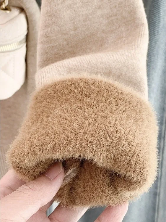   카메레 니트 탑 여성용 긴 소매 슬림 핏 베이스 레이어 패셔너블 이너웨어 가을 겨울 신상